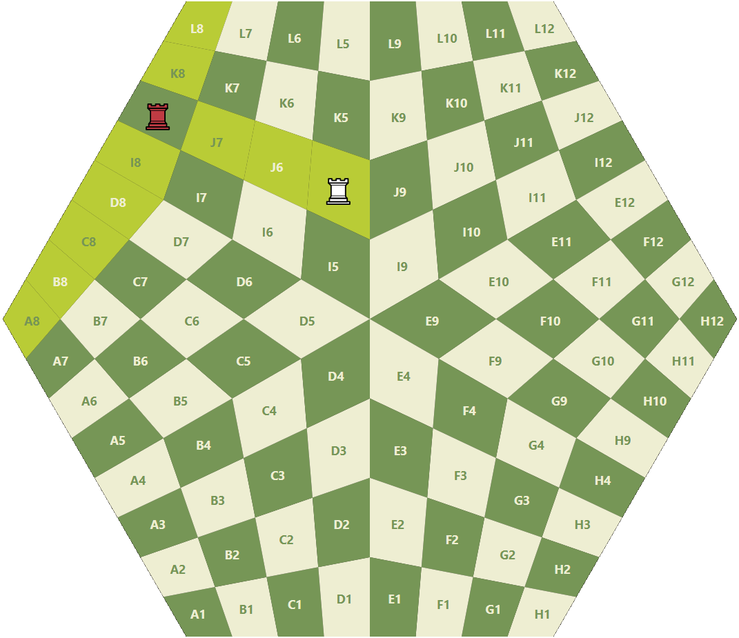 Rook taking piece in 3 player chess